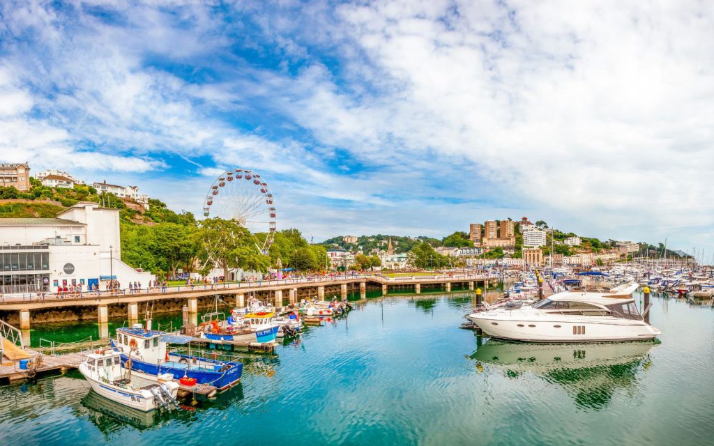 A view of the harbour in Torquay