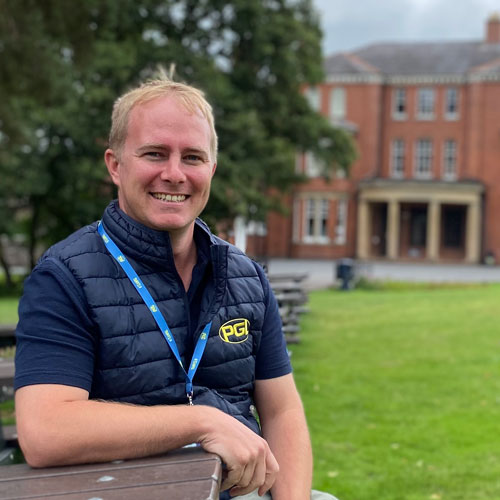 Picture of Luke (General Manager) in front of Tregoyd House